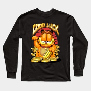 lucky kitten japan Long Sleeve T-Shirt